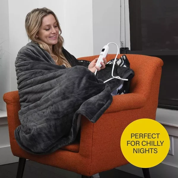 Heated Blanket with Hand Controller - 10 Heat Settings and Auto Shut-Off 50x60 - Image 15