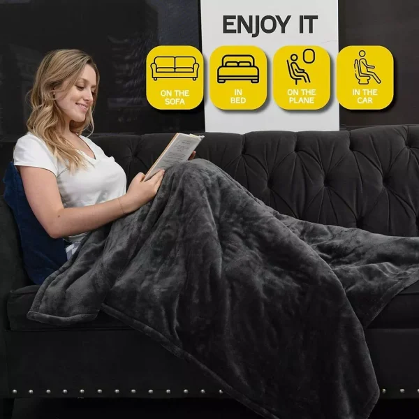 Heated Blanket with Hand Controller - 10 Heat Settings and Auto Shut-Off 50x60 - Image 20