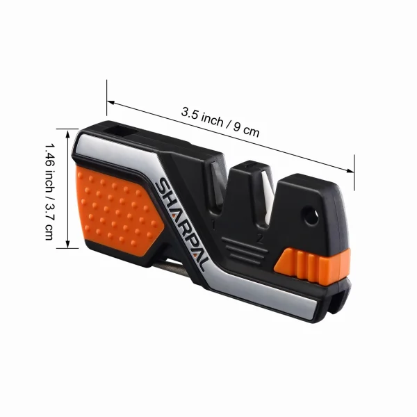 SHARPAL 6-In-1 Pocket Knife Sharpener&Survival Tool, with Fire Starter, Whistle - Image 5