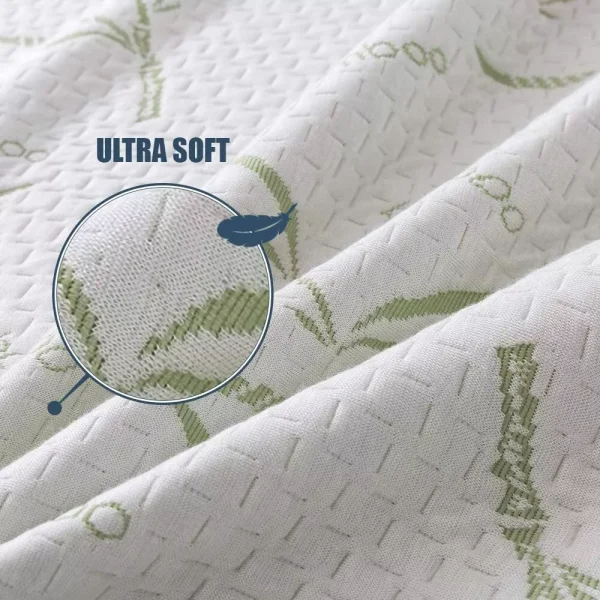 Bamboo Mattress Protector Hypoallergenic & Breathable Waterproof Mattress Cover - Image 10