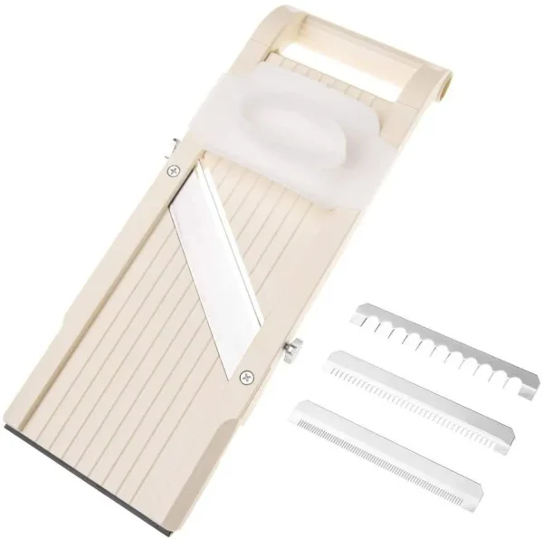 Benriner 4 Stainless Steel Blades Super Slicer - Beige (BN95B) - Image 2